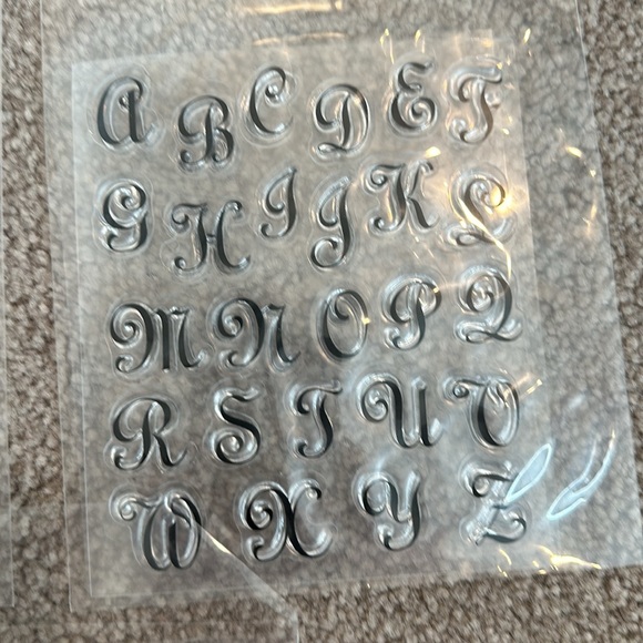 Alphabet clear stamps. - Picture 3 of 4